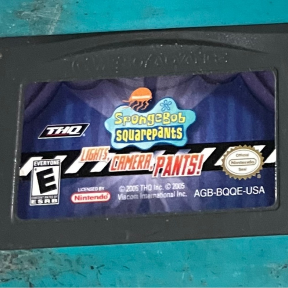 Nintendo advance SpongeBob game